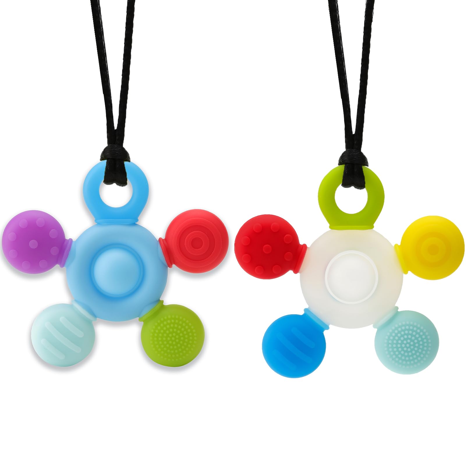 健康アクセサリー gogoshuichibeee Amazon.com : Chewy Necklaces for Sensory Kids, Seeway Silicone
